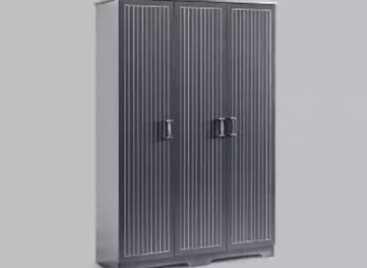 Wardrobe Wardrobe Furniture Bedroom Cabinets Wood Black Loft